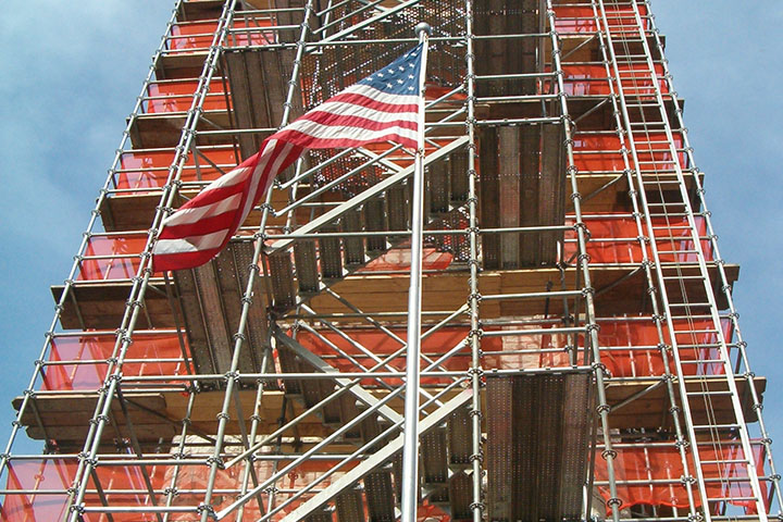Custom Commercial Construction Scaffolding