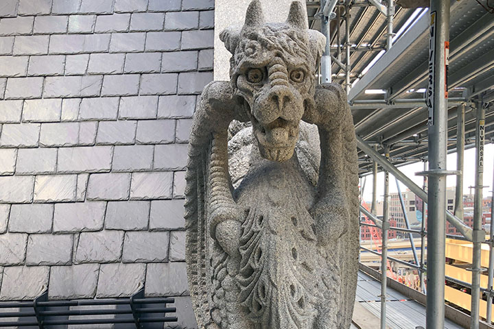 Scaffold for Facade Detail