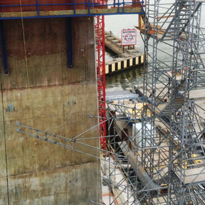 Custom Bridge Stair Tower With Custom Tie Ins