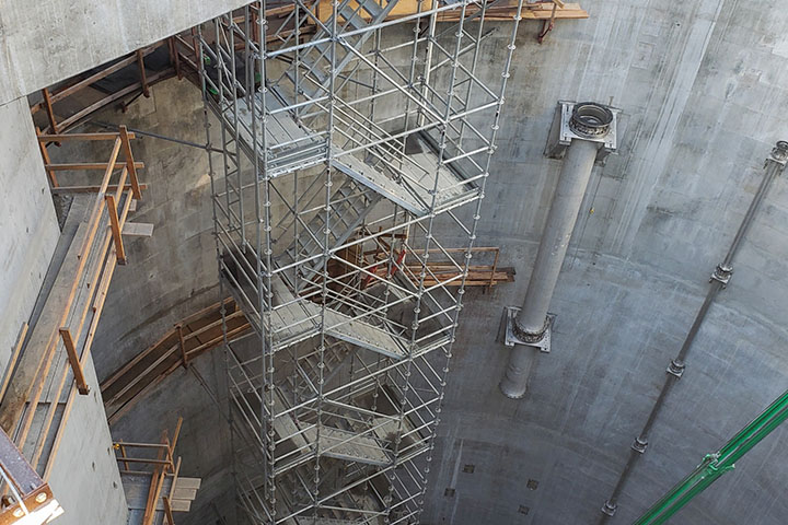 Vertical Shaft Stair Tower